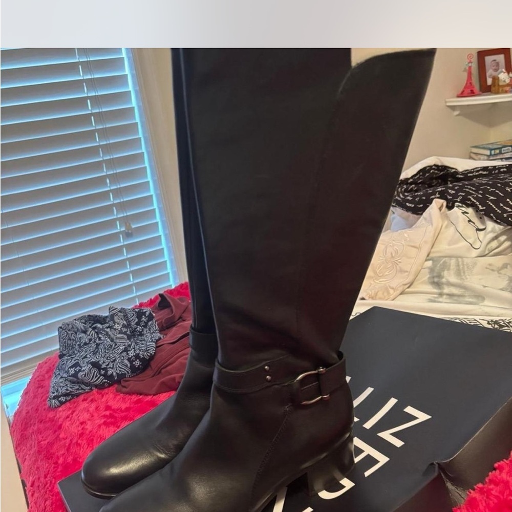 Naturalizer Elegant Black Over the Knee Boots